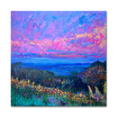 Blue Ridge Ballad 18X18 Acrylic On Canvas