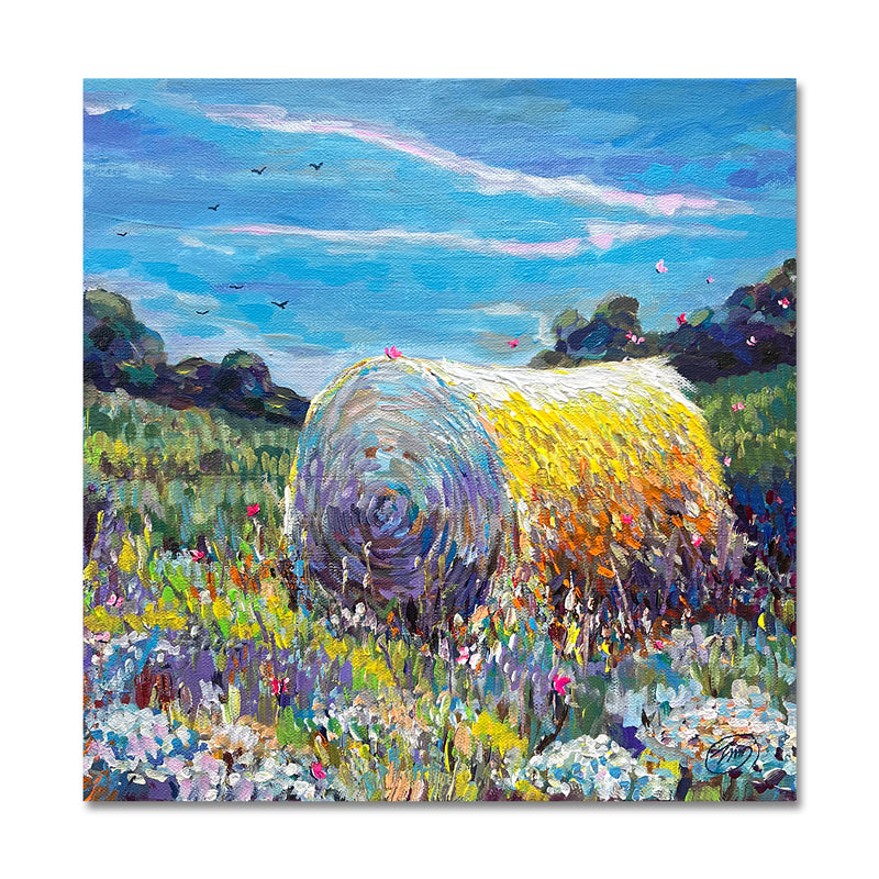 Bale of Light 12X12 Acrylic