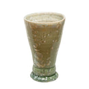 Silver Green Med Vase