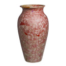 Silver Red Tall Vase