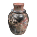 Saggar w/Cobalt Double Fire Vase