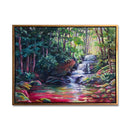 Little Bradley Falls 19X25 Oil On Canvas