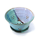 Berry Bowl w/Saucer Green