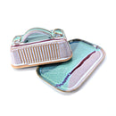 Covered Butter Dish Green