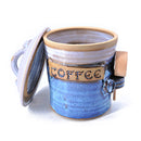 Coffee Canister w/Spoon Sky