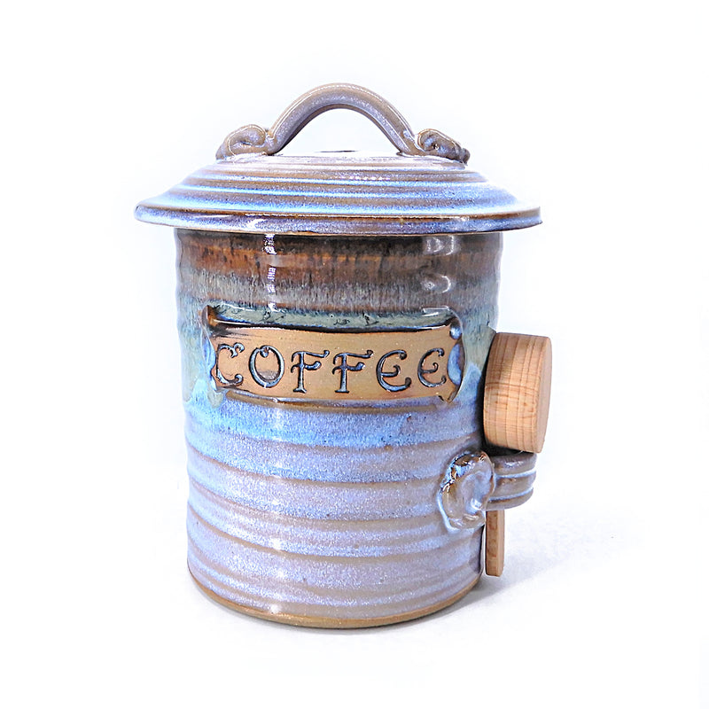 Coffee Canister w/Spoon Mist