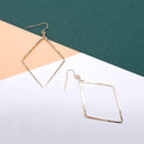Diamond Drop Earring Lg in Gold
