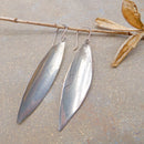 Silver Dragonfly Leaf Earring