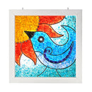 Happy Bluebird w/White Frame 9X9