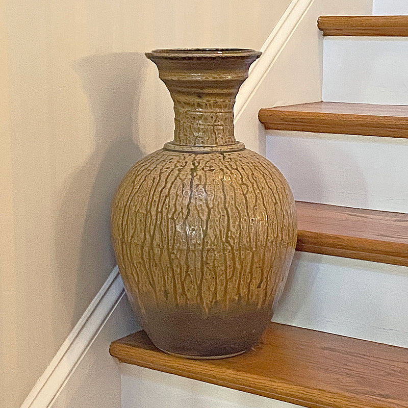 Extra Large Tan Vase