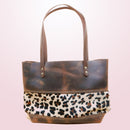 Leopard Panel Tote Short