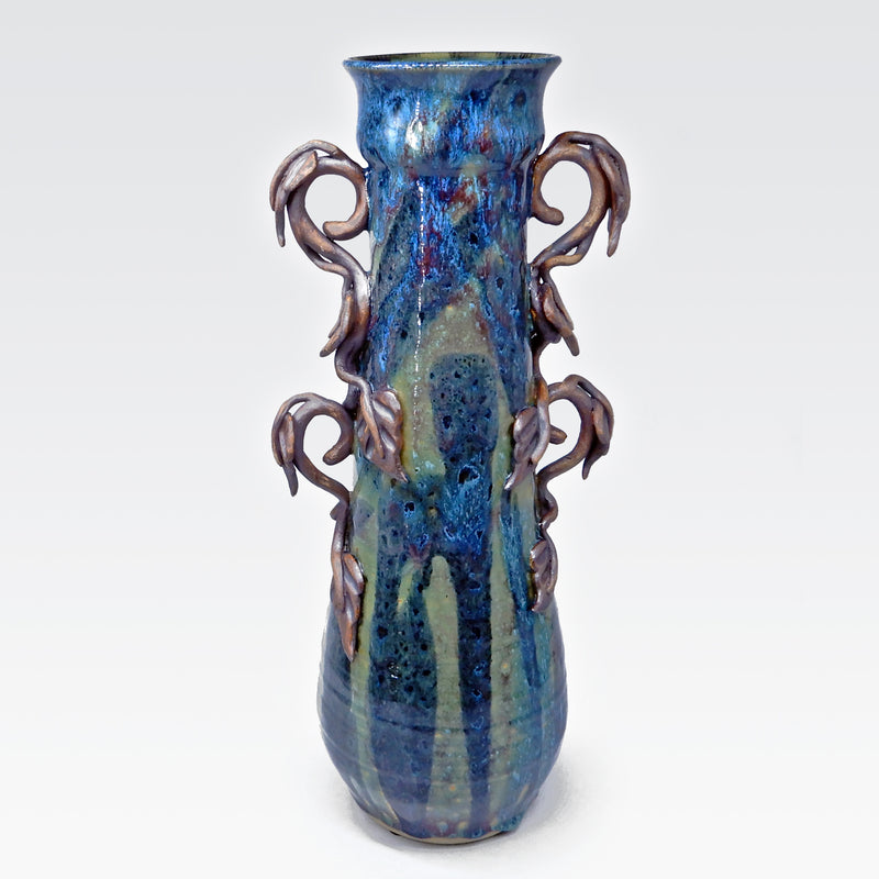 Tall Handled Urn Vine Vase 1