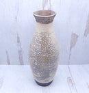 White Crackle Vessel
