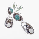 Double Dangle Mixed Stone Earrings