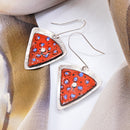 Vintage Enamel Dangle Earrings