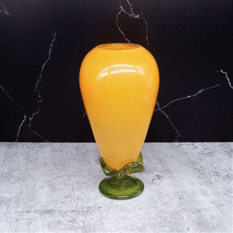 Curry/Green Stem Vase