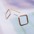 Diamond Post Earring Sm in Gold