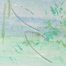 Hammered Bar 1.5" Earring in Silver