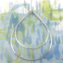 Nesting Teardrops Necklace in Silver