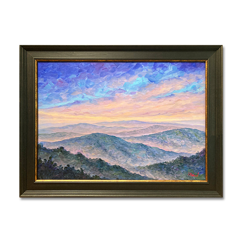 Blue Ridge Afternoon 21X28 Oil On Canvas