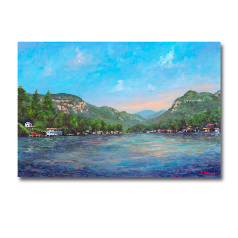 View of the Hickory Nut Gorge Print