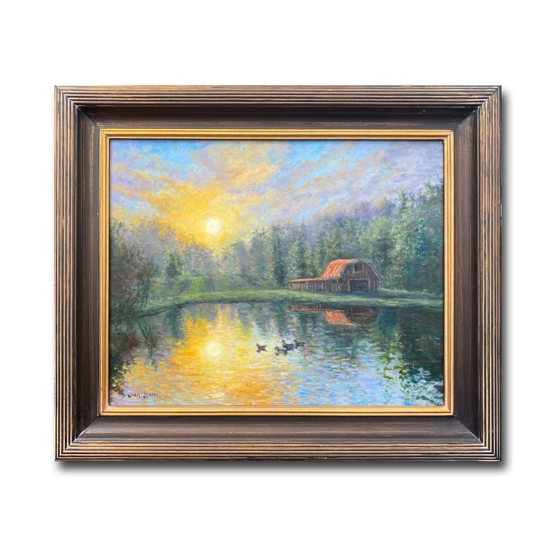 Dick Pond 22X26 Oil On Canvas