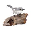 Wood Carved Mockingbird