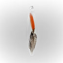 Pheasant Feather in Glass Ornament Oblong