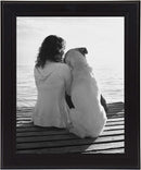Kieva Black Solid Wood 8X10 Frame