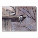 Winter Pickings/Chickadees Giclee