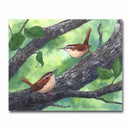 Carolina Wrens (2/Tree) Giclee