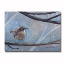 Carolina Wren/Blue Giclee