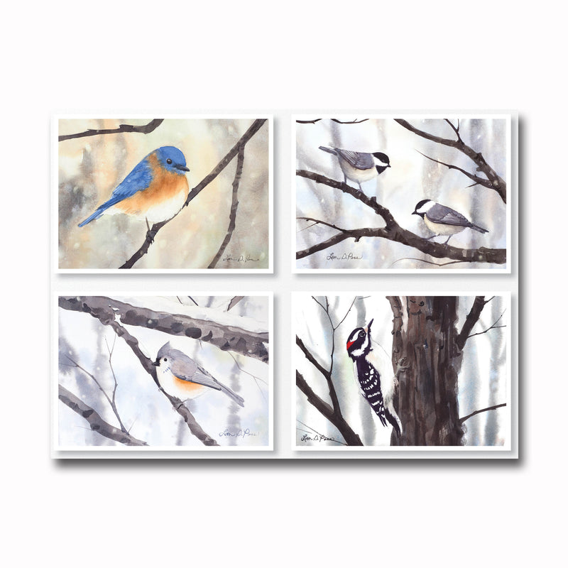 Snowy Birds Set/4
