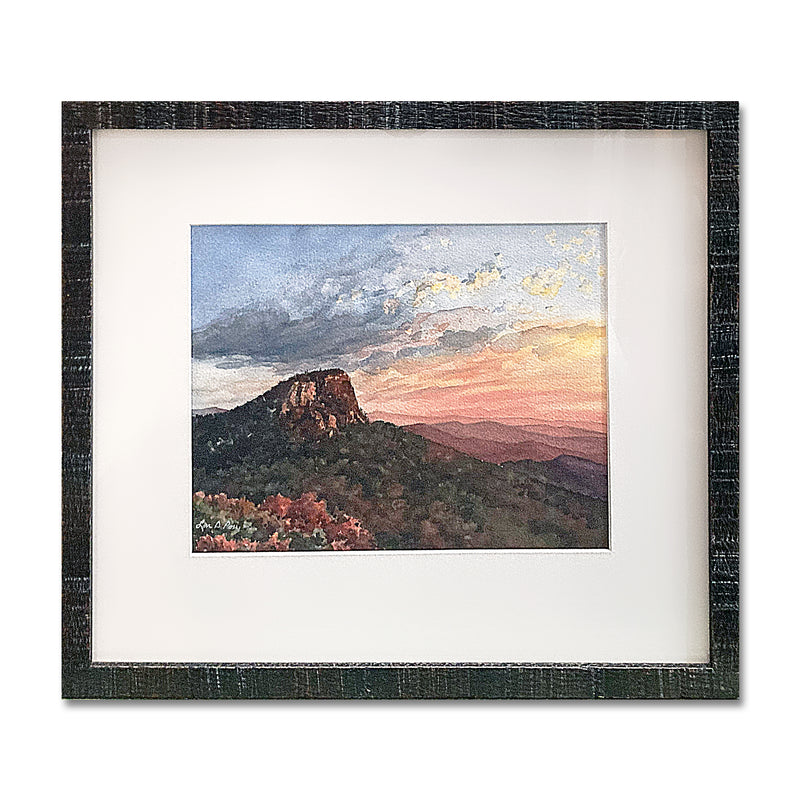 Table Rock 14X16 Watercolor/Conservation Glass