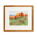 Blue Ridge Parkway 14X16 Watercolor/Conservation Glass