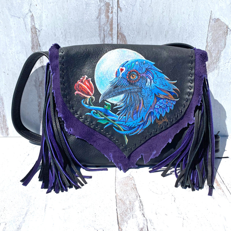 Raven Day of Dead Purse