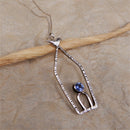 Birdhouse with Gemstone Necklace