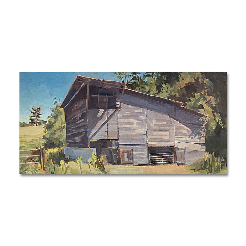 Madison County Barn 12X24 Acrylic On Wood
