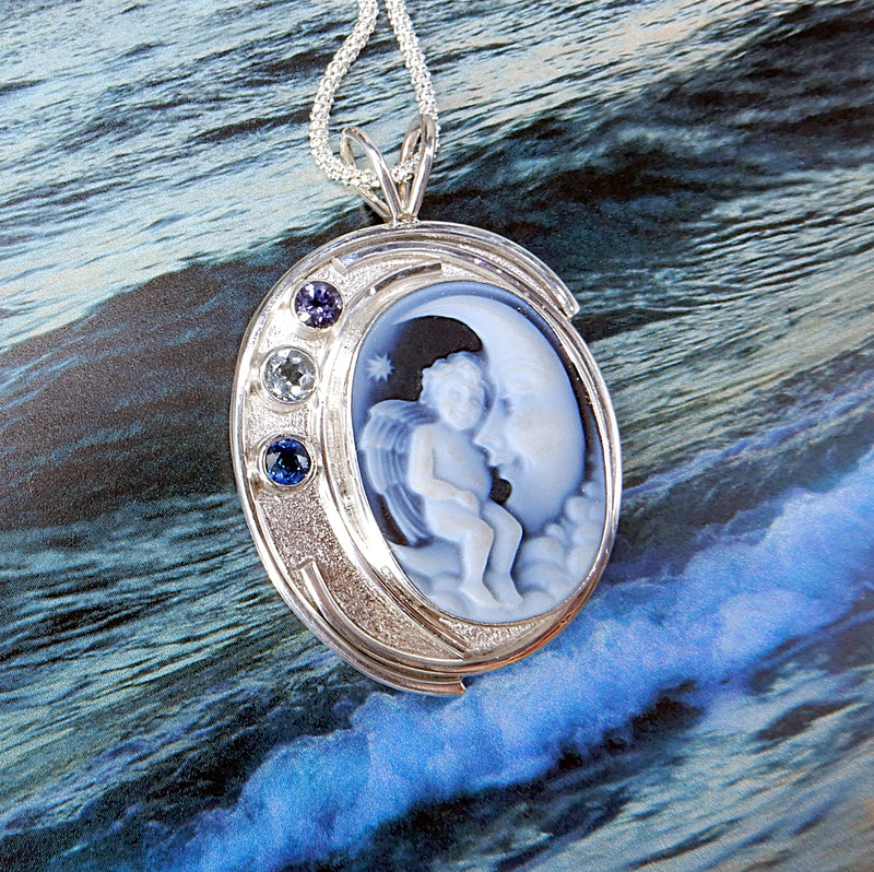The Littlest Angel Cameo Necklace
