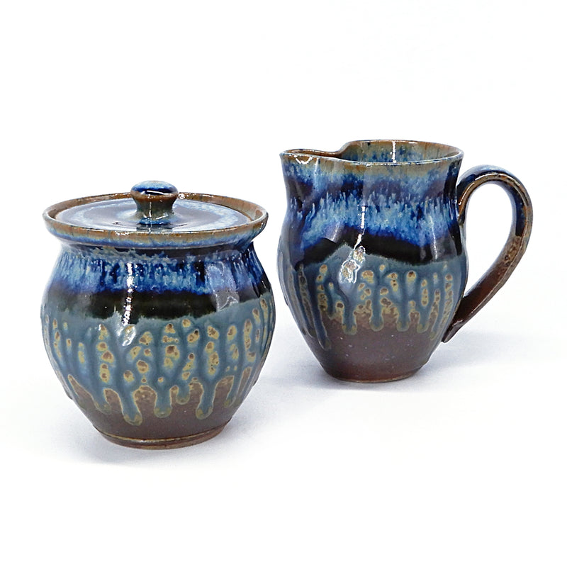 Cream & Sugar Set Blue