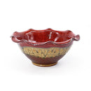 Fluted Bowl Sm Red