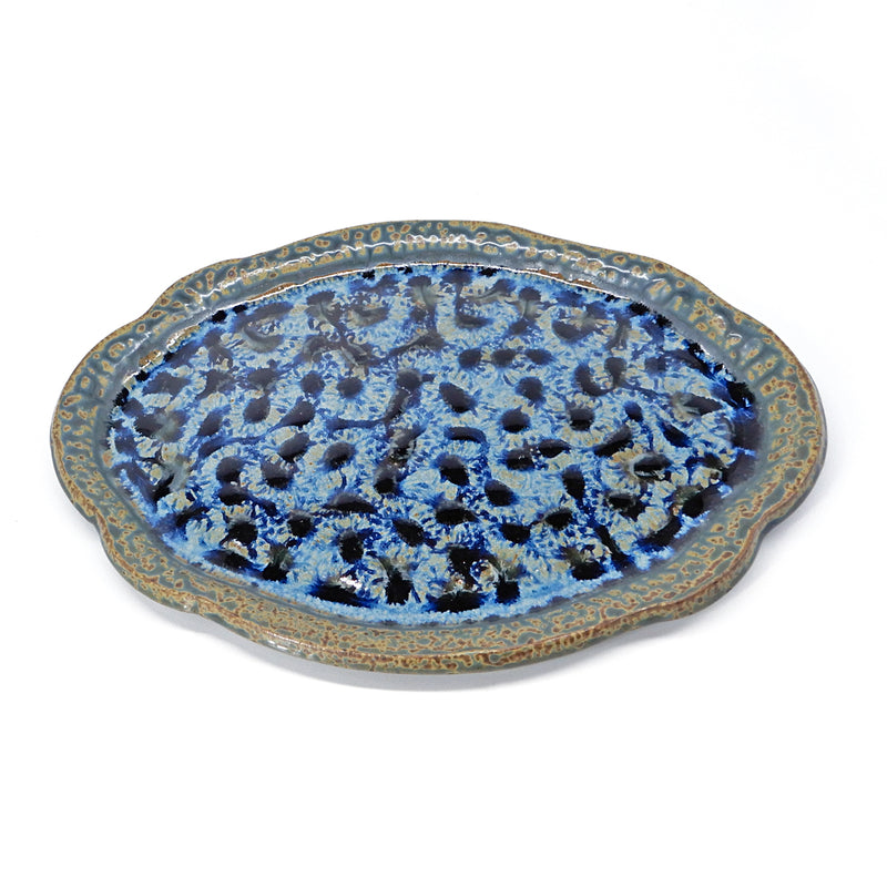 Oval Platter Blue