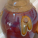 Burgundy Vessel Large