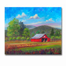 Red Barn in Fruitland Print