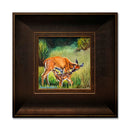 Deer & Fawn 14X14 Oil On Board
