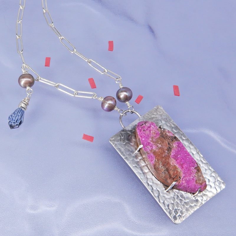 Cobocalcite and Crystal Necklace
