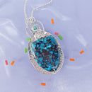 Chrysocolla and Turquoise Necklace