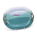 Serving Tray w/Handles Md Green