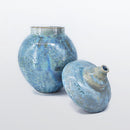 Lidded Rutile Urn Vase