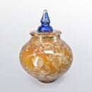 Indigo/Tortoise Lidded Cookie Jar